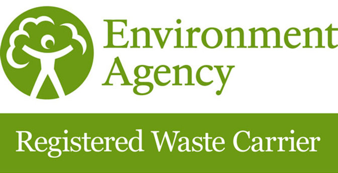 environment agency Registered waste carrier badge