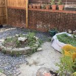 clear and tidy garden after waste collection