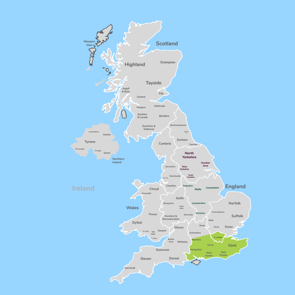 map of the uk showing mangrove pwc service coverage